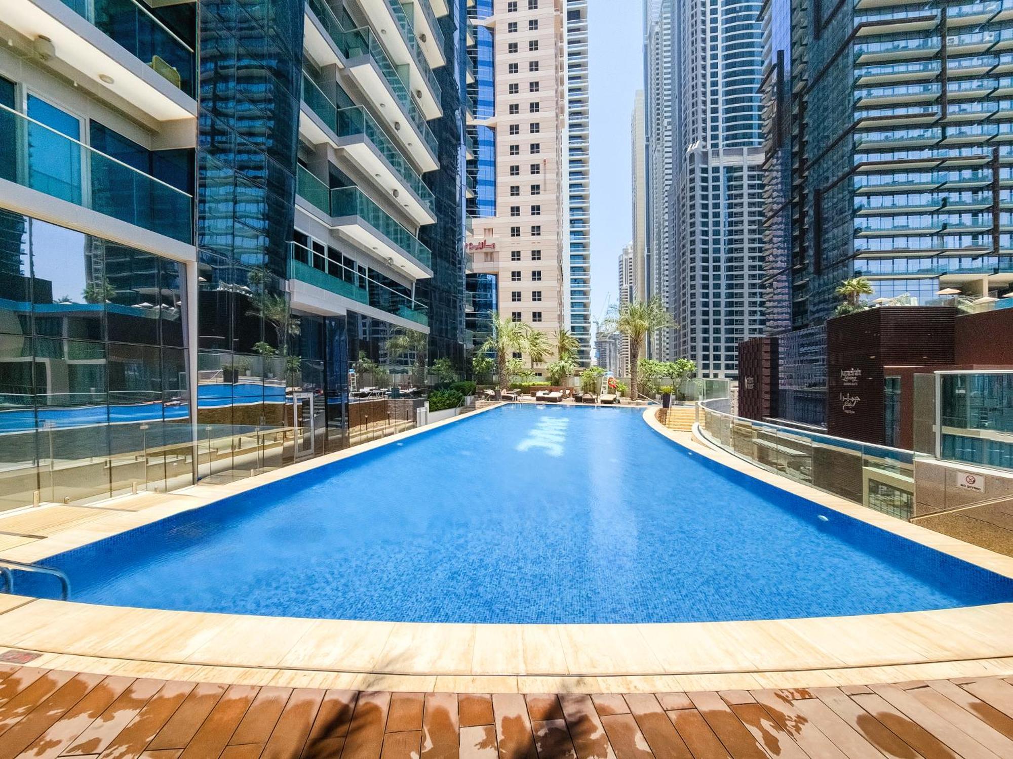 Apartmán Ultra Modern 1Bd In Damac Heights Marina Dubaj Exteriér fotografie