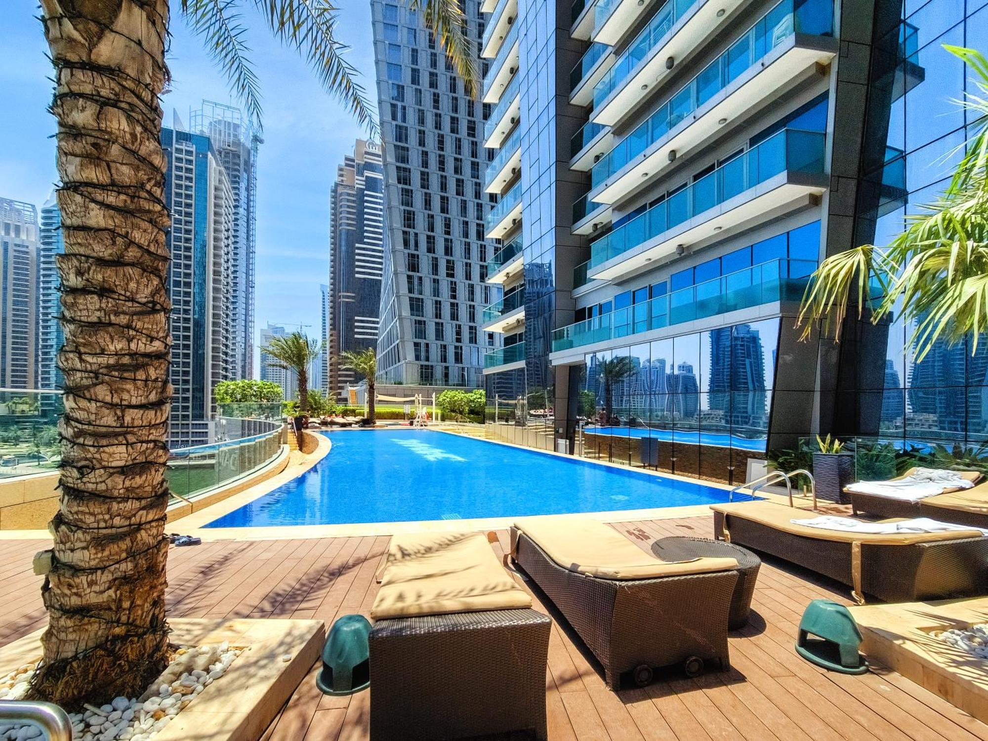 Apartmán Ultra Modern 1Bd In Damac Heights Marina Dubaj Exteriér fotografie